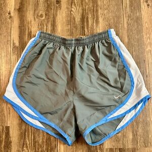 Nike Women's Athletic Shorts in Gray and Blue
